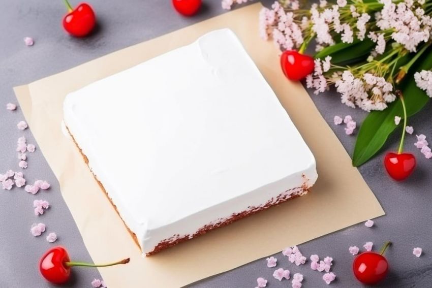 квадратная подложка для торта